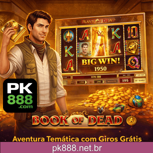 slot Book of Dead Play’n GO tema egípcio