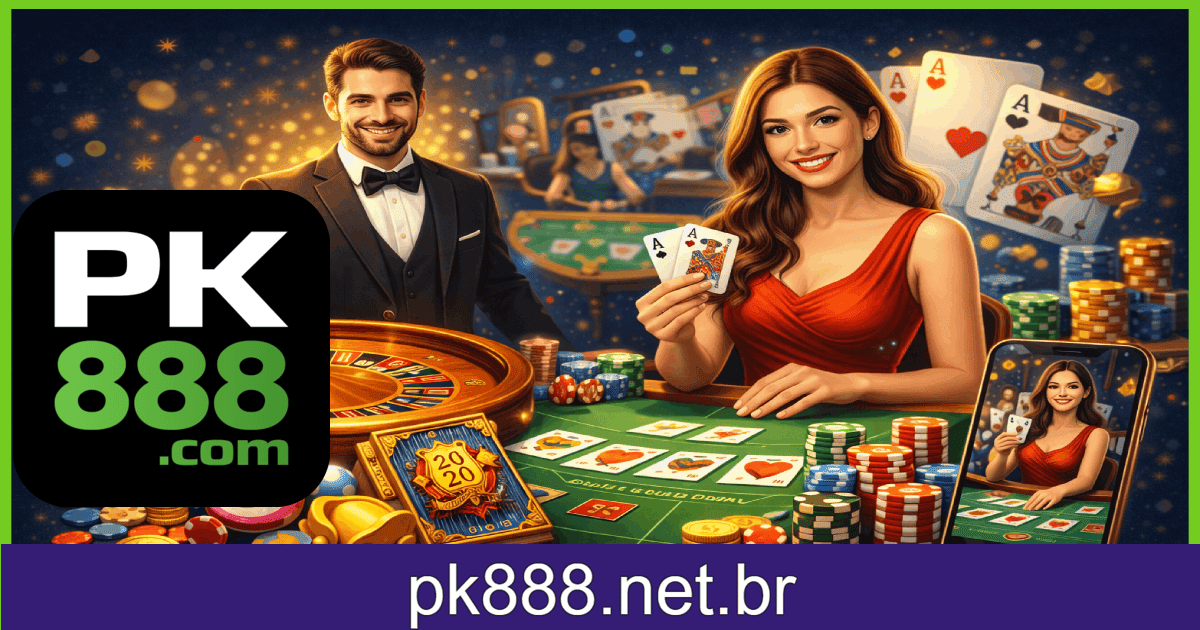 Jogos de cassino ao vivo disponíveis na PK888