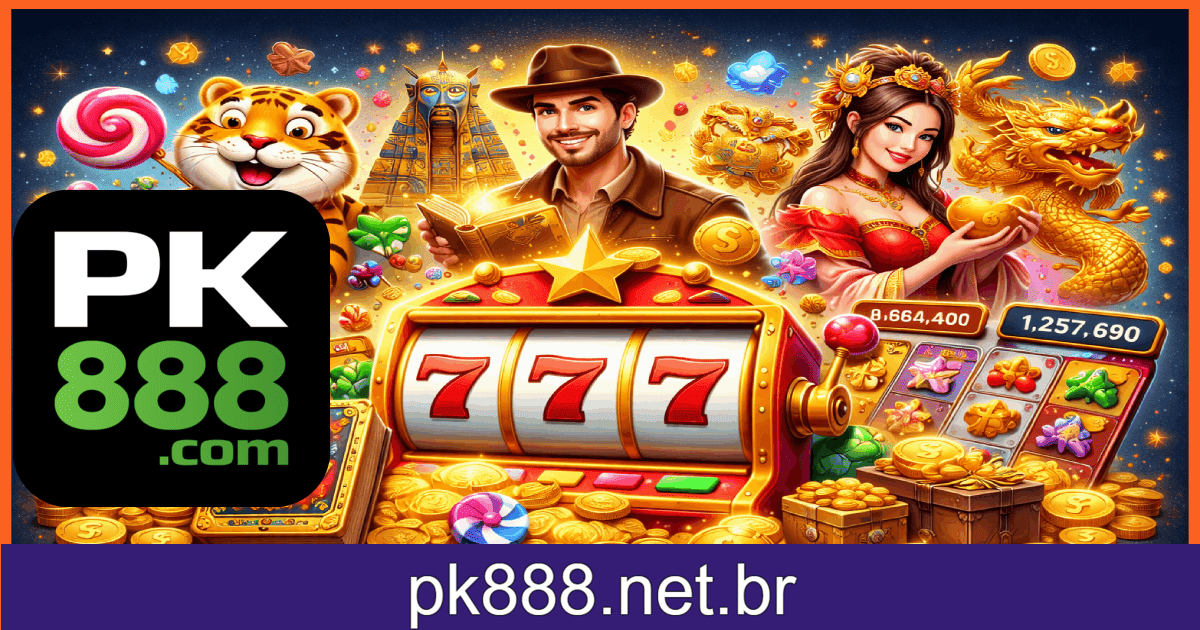 Slots PK888 Brasil 2026 com RTP alto, jackpots e grandes prêmios em plataforma segura